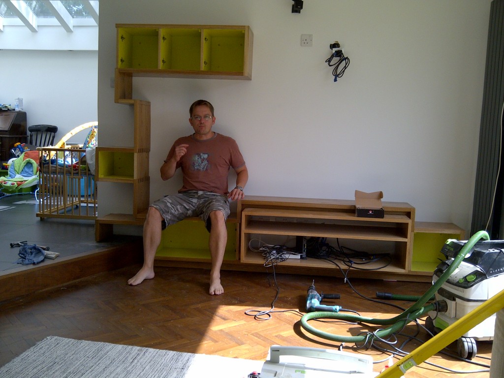 Handmade dovetialed oak living room sitting room furniture