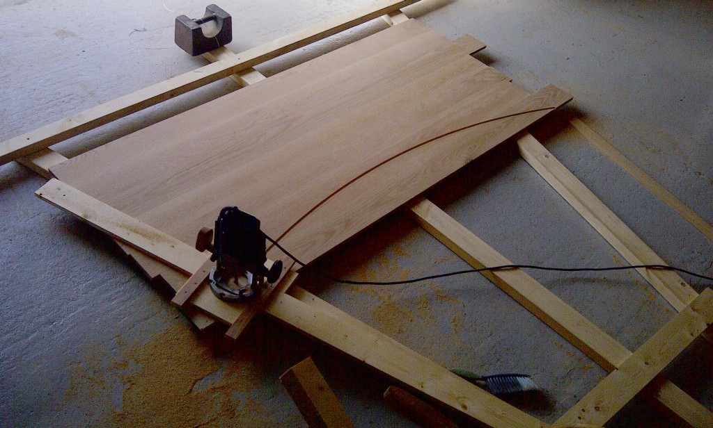 Bespoke handmade oak desk walnut study furniture