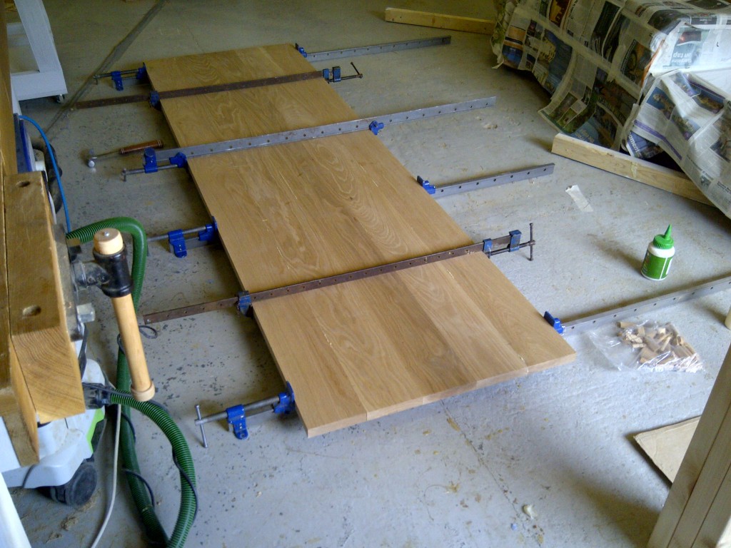 Bespoke handmade solid oak study home office