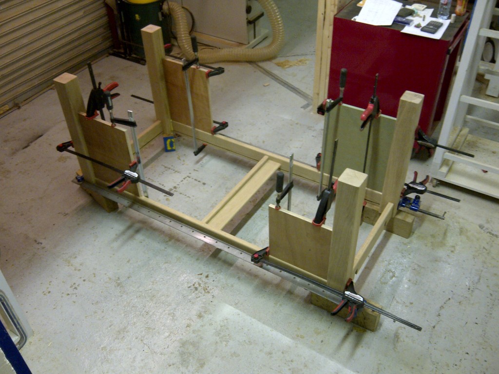 Handmade Oak Kitchen Table designed and handmade by cabinet maker HM HandMade