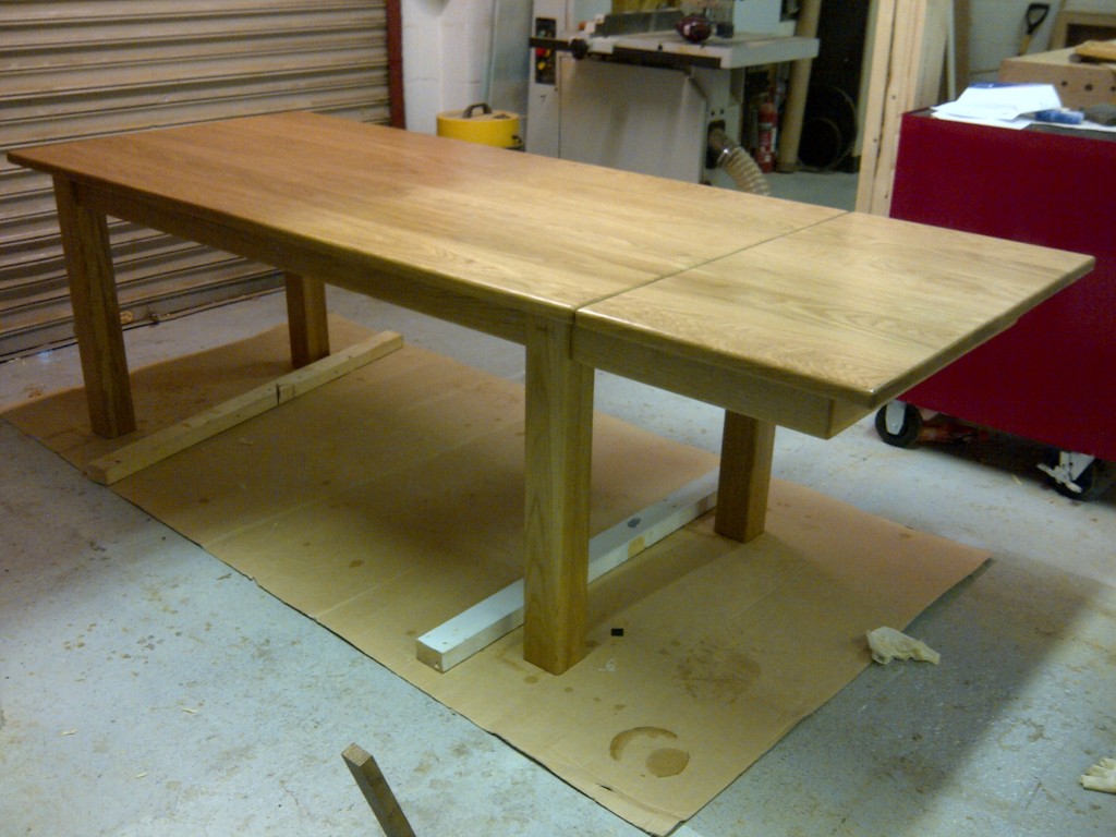 Hand oiled handmade oak kitchen table