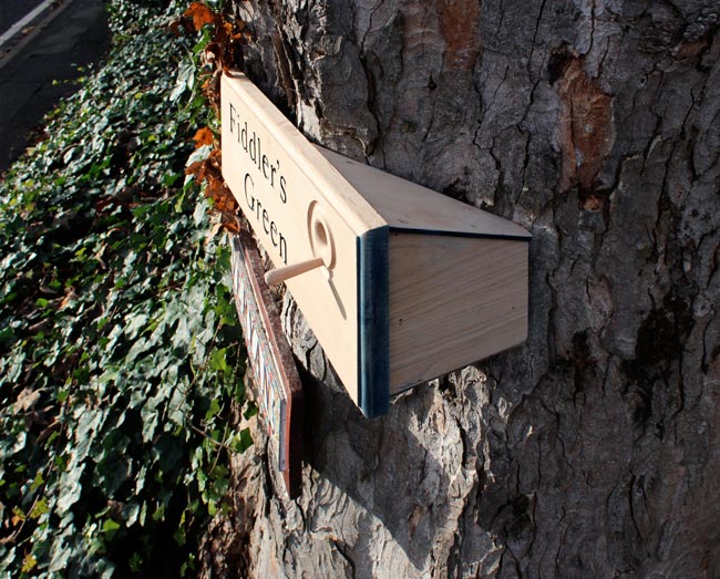 Handmade Bespoke Oak House Sign