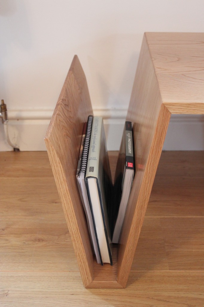 Handmade oak coffee table by bespoke cabinet maker HM HandMade, working in cheshire, chester, liverpool and wirral