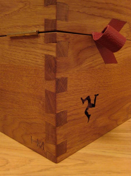 Bespoke handmade wooden jewellery box keep sake box